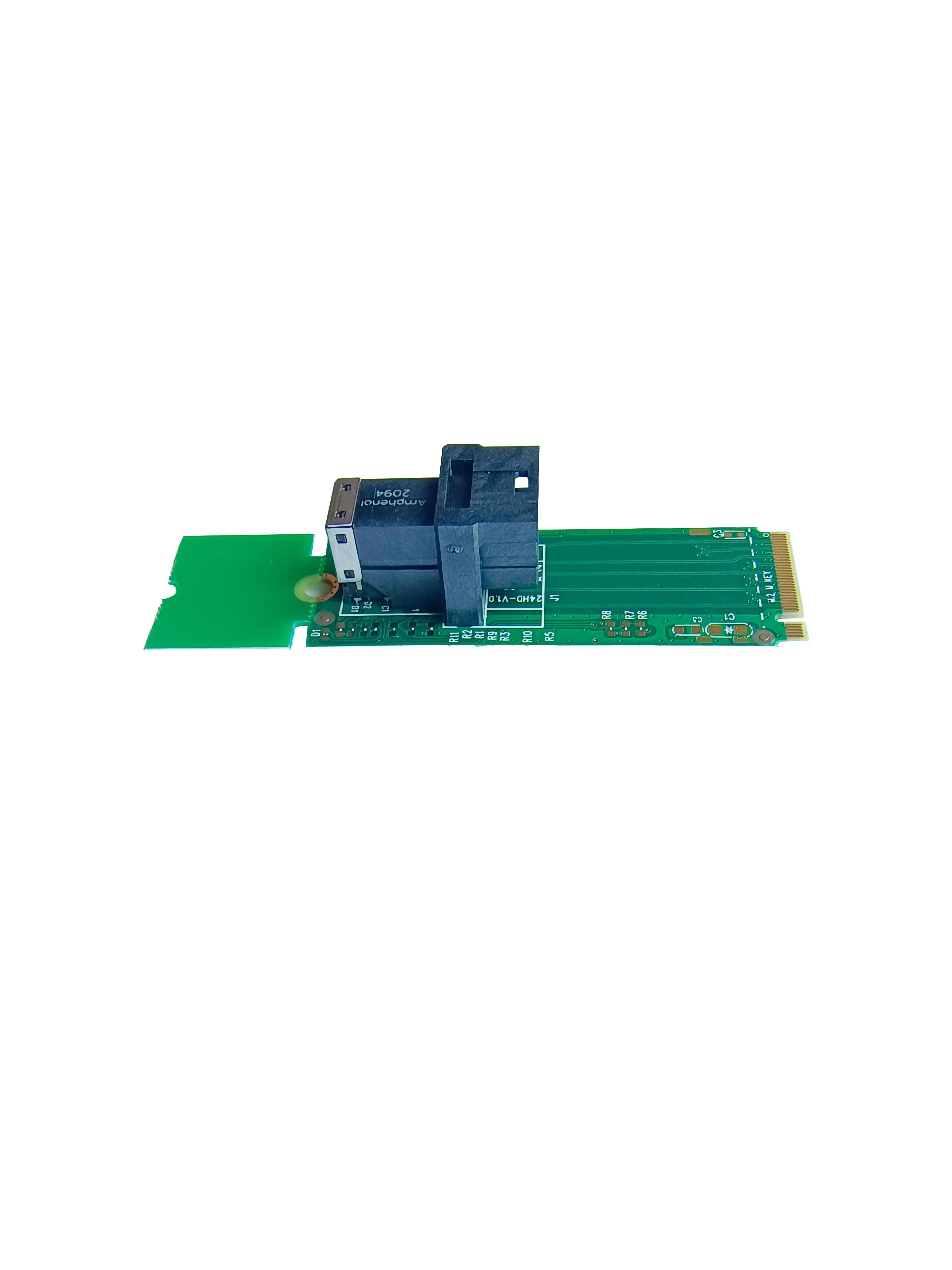 M.2 PCIe to HD miniSAS SFF-8643 x4  -- XIC 2343